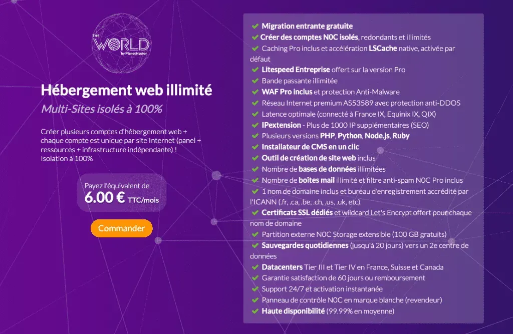 Avis PlanetHoster