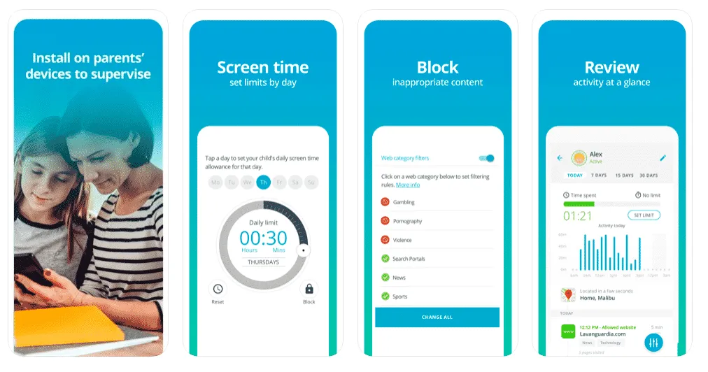 L'application Qustodio I avis sur Qustodio