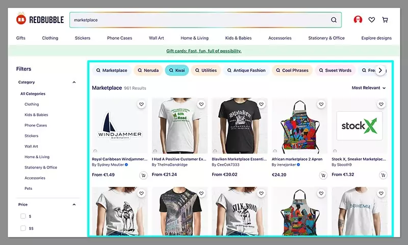 Redbubble est-il intéressant pour les vendeurs ?