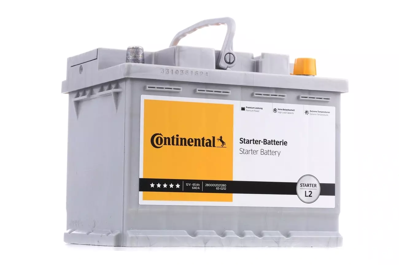 Continental Starter 65Ah : batterie robuste et économique