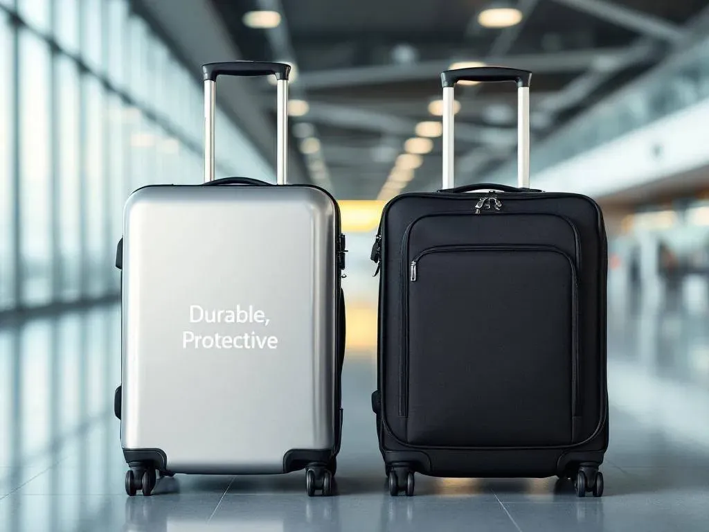 Avantages et inconvénients des valises rigides et souples.
